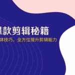 （14244期）短视频爆款剪辑秘籍，从剪映实操到自媒体技巧，全方位提升剪辑能力