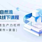 (14294期)25年自然流AI智能体线下课程,IP+AI先进生产力杠杆(笔记+课件+录音)