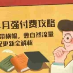 （14379期）拼多多4月强付费攻略，无限上秒杀带横幅，憋自然流量，大促更新全解析