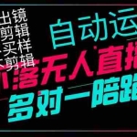 (14432期)日不落无人直播、让你赚到手软,不出镜 不剪辑 不囤货  不买样日赚1000…