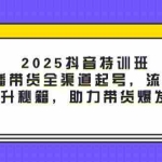 (14620期)2025抖音特训班:直播带货全渠道起号,流量提升秘籍,助力带货爆发