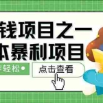 (14676期)暴利项目,每天被动收益1500+,长期管道收益!0成本自己做老板!