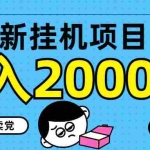 (14689期)5月最新挂机项目8.0玩法轻松日入2000+