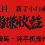 (14845期)暴利项目,每天被动收益1500+,长期管道收益!0成本自己做老板!