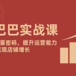 (14830期)阿里巴巴实战课:掌握1688流量密码,提升运营能力,实现店铺增长