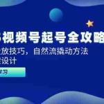(14919期)2025视频号起号全攻略,微信豆投放技巧,自然流撬动方法,话术框架设计