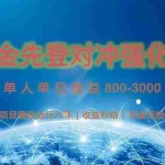 (15012期)美金先登计划对冲强化版,2025年黑马中最暴力收益日收益1k-4k(可放大…