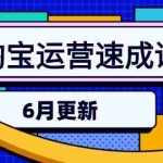 (15087期)淘宝运营速成课-6月,直通车六维玩法,引力魔方实操,三阶搜索爆破技术