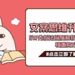 (15151期)文案思维升级秘籍,5W分析法深度解析,写作底层逻辑重构方法