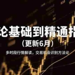 (15184期)缠论基础到精通指南(更新6月)多时段行情解读,交易机会识别方法论