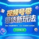 (15296期)视频号带货新玩法,视频二创批量剪辑软件,小白一天也能剪100条视频