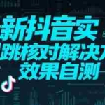 (15459期)最新抖音实M跳核对解决方案,效果自测