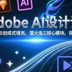 (15469期)Adobe AI设计课:涵盖PS创成式填充,萤火虫三核心模块,视频音频延长技术