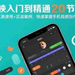 (15717期)剪映入门到精通20节:智能工具使用+实战案例,快速掌握手机视频创作