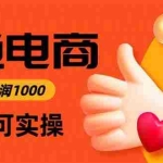 (15760期)闲鱼高利润电商,入门到出单只需3小时,每天利润1000