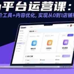 (15794期)Ozon平台运营课:选品策略+定价工具+内容优化,实现从0到1店铺搭建与增长