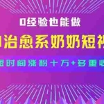 (15811期)全新蓝海短视频赛道,小白也能快速复制,轻松月入过万