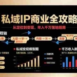 (15858期)私域IP商业全攻略,从定位到变现,年入千万落地指南