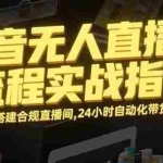 （16078期）无人直播带货掘金，单日稳定收入1000+，不违规操作简单 长期可做