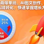 (16187期)小红书电商爆单班,AI图文创作、BFS模型、私域转化,快速掌握增长方法