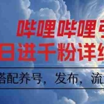(16210期)哔哩哔哩引流一个视频裂变100个矩阵玩法