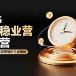(16271期)2025老板稳赚创业营:商业博弈中高级思维和生存策略,帮助创业者快速盈利