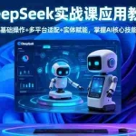 (16391期)DeepSeek实战课应用教程、基础操作+多平台适配+实体赋能,掌握AI核心技能