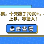 (16373期)靠卖电影票,十天搞了7000+,小白无门槛上手,零投入!