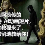 (16427期)最近全网疯传的《镜像》AI动画短片,高阶教程来了,毫无保留地教给你!