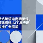 （16450期）阿里国际站跨境电商精英课，从店铺基础搭建,AI工具应用到直通车推广全覆盖