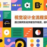 （16538期）视觉设计全流程实战课程：通过案例实战突破创作瓶颈，接单月入20000+