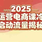 （16699期）2025小红书运营电商课：新手实战＋冷启动＋流量揭秘