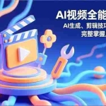 （16731）AI视频全能实操课，AI生成、剪辑技巧、变现路径，完整掌握月利润6万+