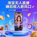 （16822期）淘宝无人直播，不违规不封号，直播100小时卖了5万，年底旺季！