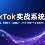 （16918期）TikTok实战系统课，案例复盘、数据解析、运营执行，从0到1构建千万级电商体系（更新）