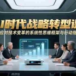 （16989期）AI时代战略转型课：一套应对技术变革的系统性思维框架与行动指南！