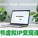 （17029期）小红书虚拟IP变现课3.0，赛道定位、原创流程、IP化运营，实现零违规安全变现，单店月入过万
