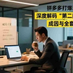 （17163期）拼多多打爆班第54期：深度解码“第二阶段断流”成因与全套破局方案