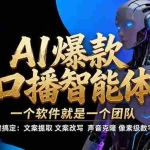 （17157期）【IP爆款口播AI智能】–软件制作IP口播视频，不是扣子工作流。5分钟一条口播IP爆款视频，轻…