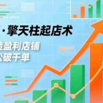 （17149期）拼多多·擎天柱起店术，爆流布局、利润起飞、不断流，快速打造盈利店铺，日销轻松破千单