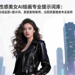 （17262期）性感美女AI绘画专业提示词库：近千张成品图+提示词，直接复制使用，出图质量媲美专业画师