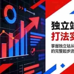 （17322期）独立站爆款打法实战课，掌握独立站从0到1000美金的完整起步流程