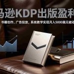 （17295期）亚马逊KDP出版盈利课，市场研究、书籍创作、广告投放，系统教学实现月入5000美元被动收入