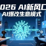 （17478期）2026年AI创富新风口，用人工智能爆改你的生意模式，从短视频到直播全面降本增效抢占先机