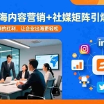 （17470期）B2B出海内容营销+社媒矩阵引爆技巧：抓住内容营销的红利，让企业出海更轻松