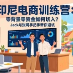 （17533期）印尼电商训练营：零背景零资金如何切入？Jack与张哥手把手带你避坑
