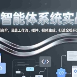（17583期）AI智能体系统实战：从入门到高阶，涵盖工作流、插件、视频生成，打造全栈开发能力