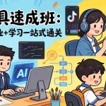（17650期）AI工具速成班：职场+副业+学习一站式通关，20+爆款类型+剪映技巧+抖音算法，0基础快速上手