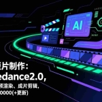 （17969期）即梦AI 短片制作(更新)：即梦seedance2.0，脚本生成、视频渲染、成片剪辑，学完接单月入10000+