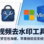 （18073期）AI视频去水印工具包：可灵即梦豆包海螺，苹果微软双系统带教程